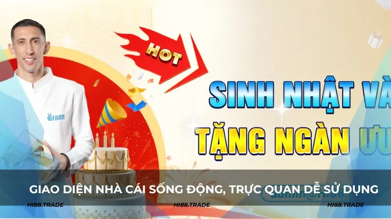 Giao diện trực quan, sống động