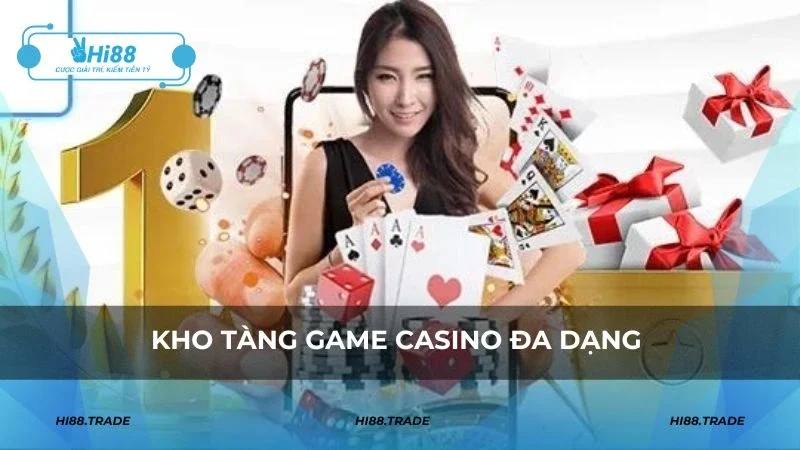 Điểm danh về các tựa game bài hấp dẫn tại casino HI88