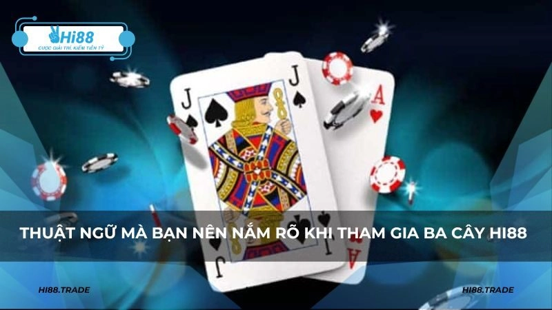 Thuật ngữ mà bạn nên nắm rõ khi tham gia ba cây HI88